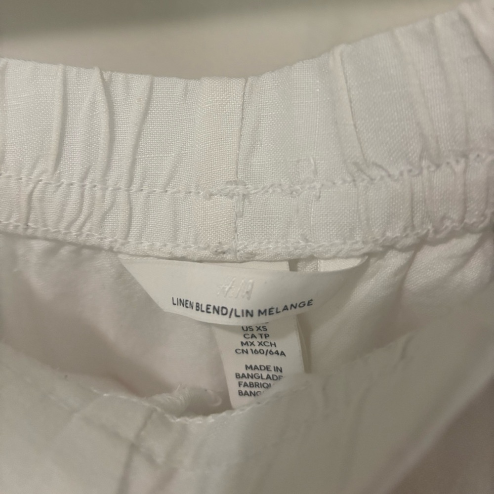 H&M White linen pants - Picture 3 of 6